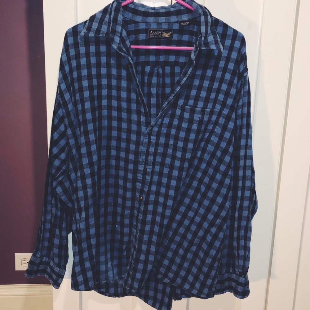 Blue flannel